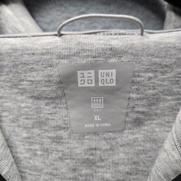 Uniqlo Men's Grey Zip Tech Hoodie Size XL - Picture 2 of 5